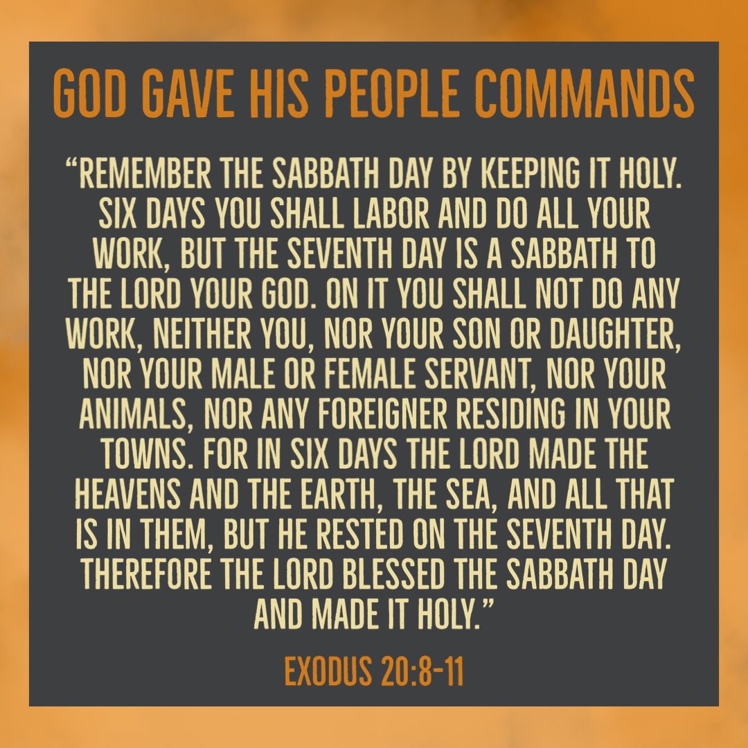 thehpchurch's tweet photo. We were intended to dwell in the rest of God. The relationship was muddled by sin. #HPFamilyReunion #HighPointeChurch #DavidDuncan #TenCommandments #TenCommandmentsWeek4 #RemembertheSabbath #Sabbath #HPWorship #BuildingGodsKingdom #HPFamily #HighPointeChurchofChrist https://t.co/AfJusi5x7Z