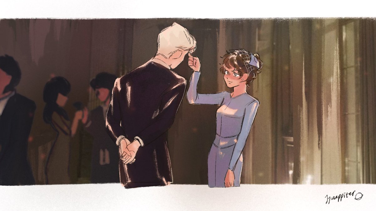 jjuuppiter's tweet photo. #dramione fancy british party pda 🦦🐍 https://t.co/tAAKNyMFyS