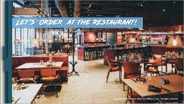 BethlehemMilli1's tweet photo. L.18 Let's Order at the Restaurant! English material for Level 2/ A1.2 ESL students. The full version, along with the Teacher's Note and Homework , is available at LPM. https://t.co/0RfU4YOiIK #ESLteachers #TEFL  #الإنجليزية   #englishteacher #vocabulary #englishlessons #ingles https://t.co/KgKx2CpXSX