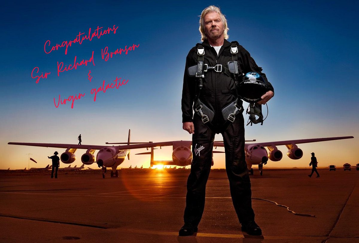 sutra_tech's tweet photo. TechSutra would like to congratulate Sir Richard Branson and the entire team at Virgin Galactic for the barnstorming flight to the edge of space and thereby rocketing your way into aviation history. @virgingalactic https://t.co/kLwZ5aFuCe