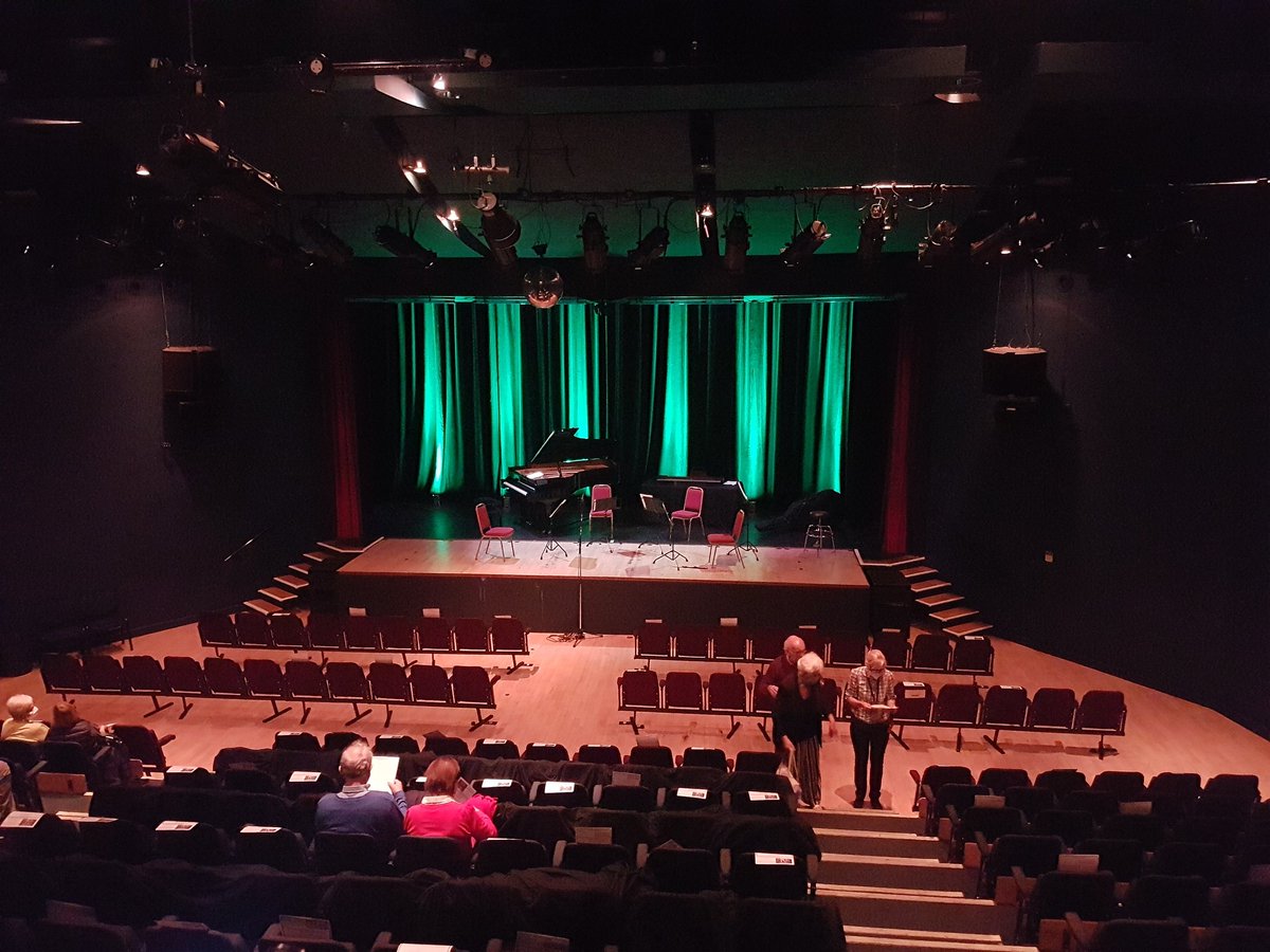 All set for tonight's SOLD OUT concert <a href="/ElgivaTheatre/">The Elgiva</a> 
Mozart, Beethoven 4th Piano Concerto with @ChrisHopMusic and Vivaldi Four Seasons with <a href="/janice_woolley/">Janice </a> 
Exciting!