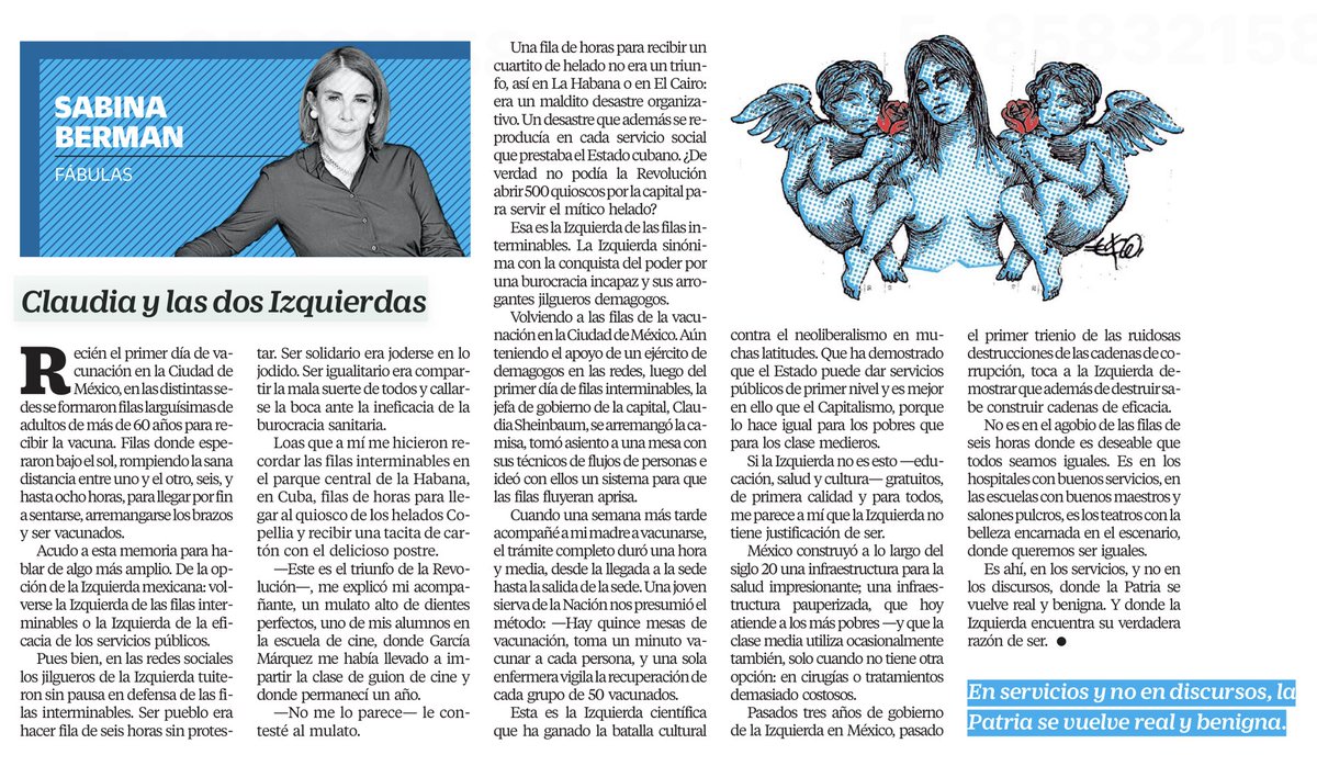 HernanGomezB's tweet photo. Es un texto provocador el de ⁦@sabinaberman⁩ hoy, que sin duda molestará a algunos, pero tiene mucha razón en lo que plantea https://t.co/vcq67hNGPt