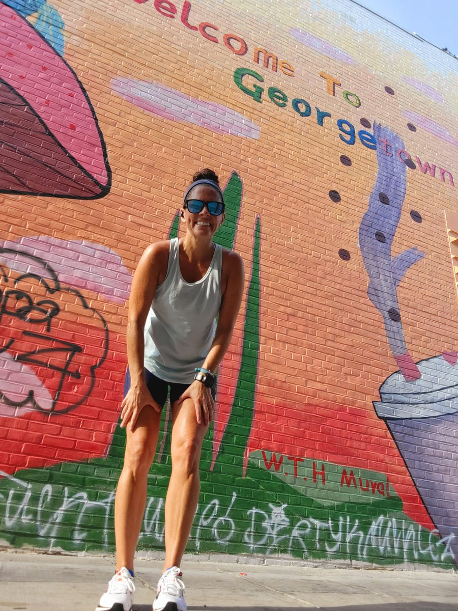 runSue19's tweet photo. 15 mile loop around DC for a scavenger hunt and one mile at the CUA campus in memory of my sister. #loveyourrun #teamULTRA #ULTRAambassador #hshive #Run40ThrowDown #MadeIn81 #DCscavengerhunt #keepthefaith #whatifyoufly https://t.co/MKUnFane1x