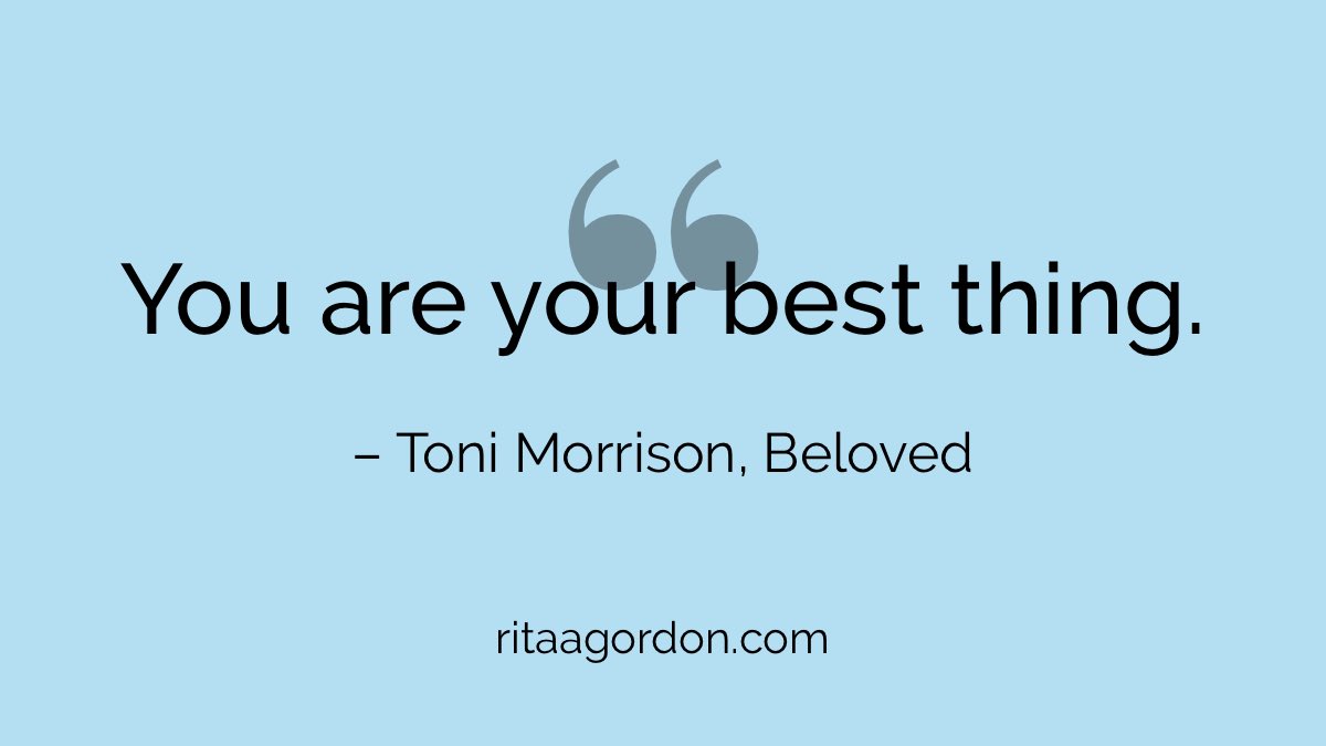 Rita A Gordon S Tweet You Are Your Best Thing Toni Morrison Beloved Sundayvibes Sundayinspiration Qotd Quotes Thinkbigsundaywithmarsha Twelvefiftysixam Trendsmap Rita A Gordon S Tweet You Are Your Best Thing Toni Morrison Beloved Sundayvibes Sundayinspiration Qotd Quotes Thinkbigsundaywithmarsha Twelvefiftysixam Trendsmap