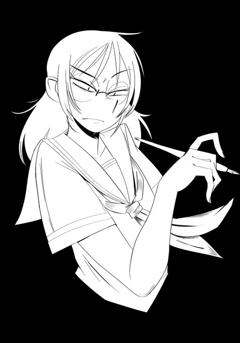 線画とかラフとか以前描いたのとか
前の方が格好良くかけてる気がしますね 