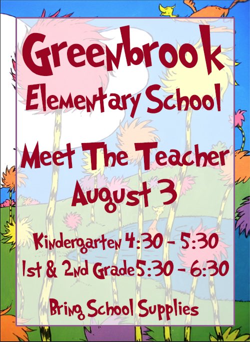 Calling all GES Chargers! We are super excited to announce our meet the teacher night! We cannot wait to see you there! #TeamDCS