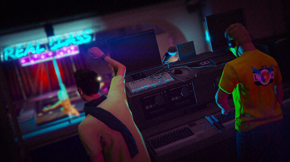 NeoTomix's tweet photo. Let’s drop the bass!🔥 #GTAOnline  #GTA5 #Club https://t.co/gRN1iCfwUM