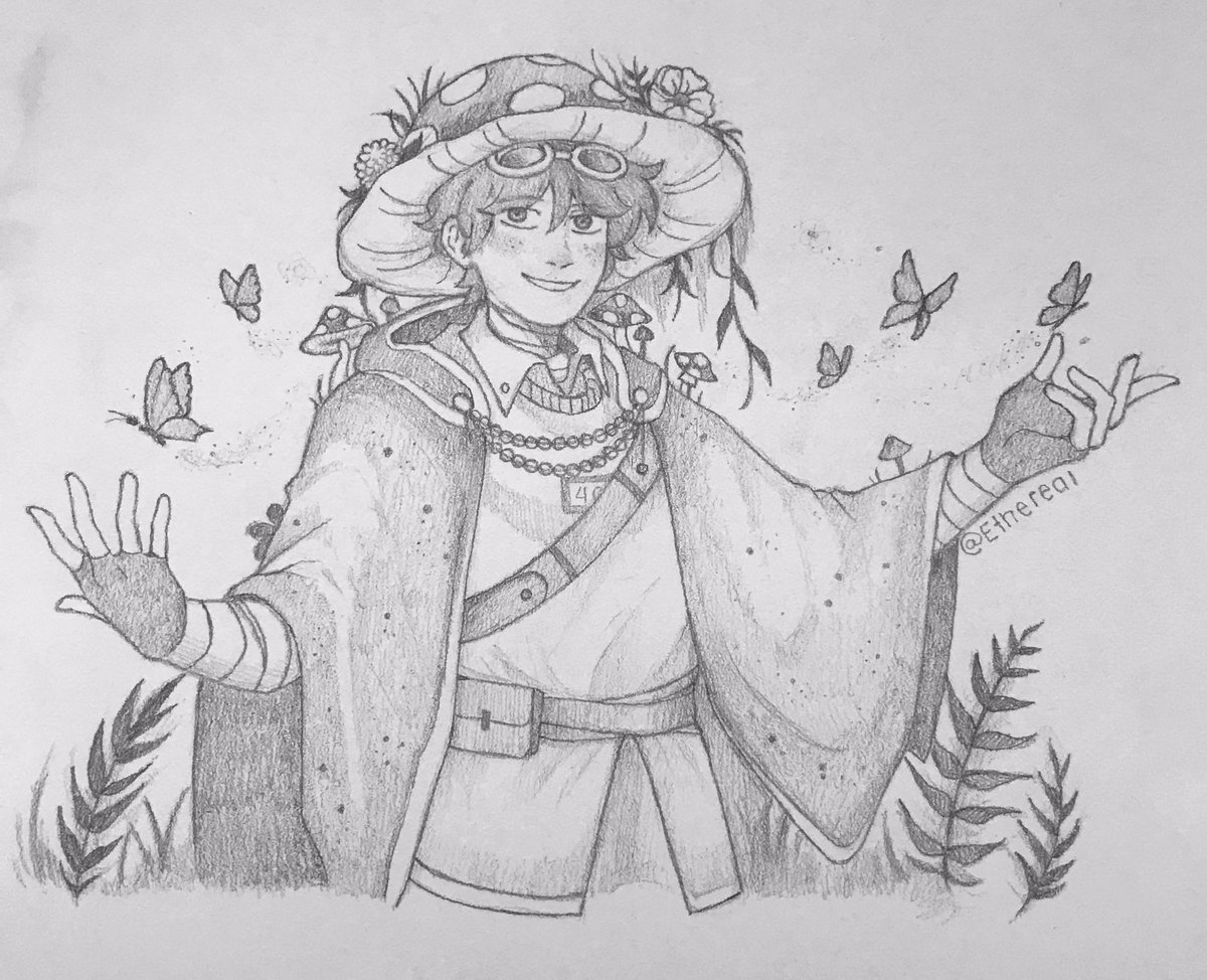Etherea43735137's tweet photo. Mushroom Gogy 🍄 
#georgenotfoundfanart 
#dsmpfanart https://t.co/VqMQDyE4o2