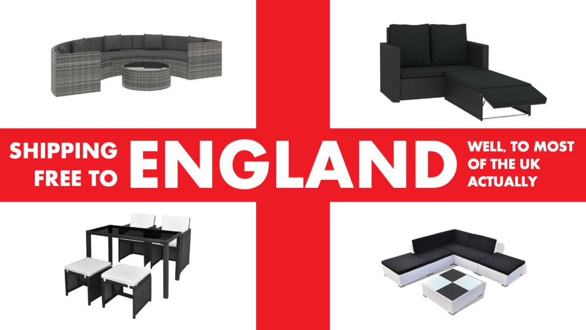 idealifestyles's tweet photo. Is one of these Rattan Garden Furniture sets coming home for you?

New items added to our Summer Sale with further discounts for @idealifestyles readers.

See the savings here: https://t.co/8LvHq6EF2m

#ComeOnEngland 
#EnglandFootball 
#ItsComingHome https://t.co/fkgIR96CD4