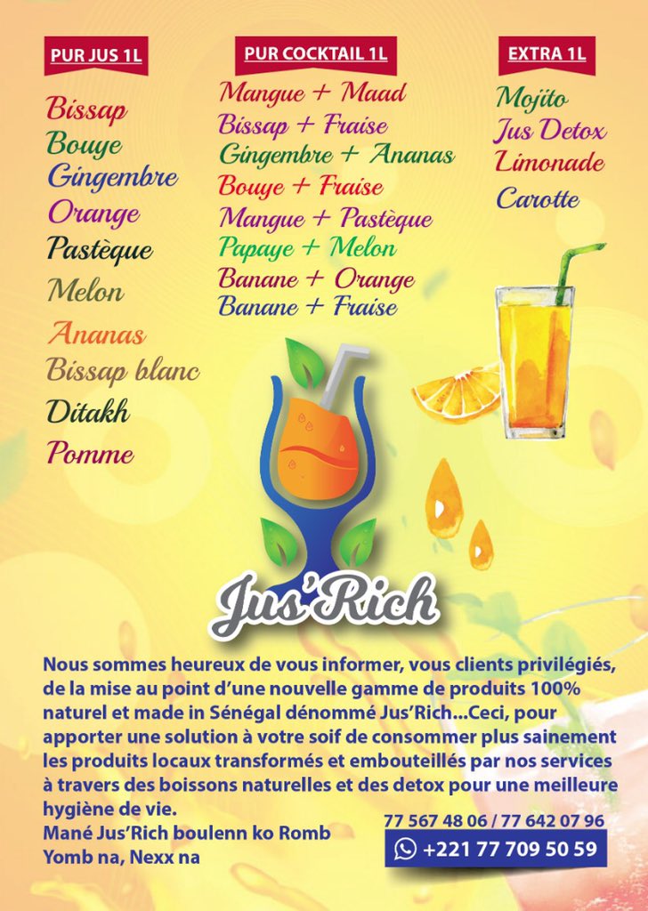 Jus__Rich's tweet photo. Adoptez nos produits locaux pour la Tabaski🎉 https://t.co/46YQQJKTfW