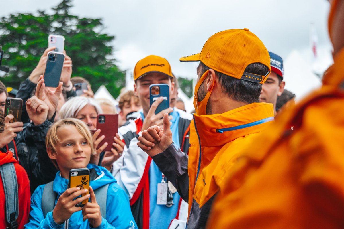 McLarenF1's tweet photo. Thank you, Goodwood and thank you to the best fans in the world who came down to see the team. 🧡

You know how to make things special. 🏁

#FansLikeNoOther #McLarenFOS https://t.co/xBmMsMbGIb