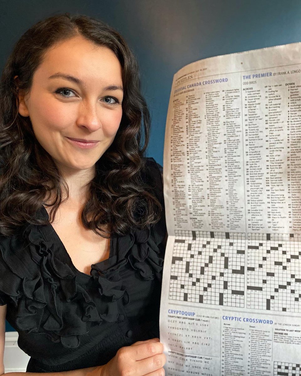 annpirvu's tweet photo. Coolest surprise @TorontoStar — 15 DOWN is my new favorite number 😉🧩♥️ #Reign #ReignNicole #SaturdayStar https://t.co/e54JLDzf7y