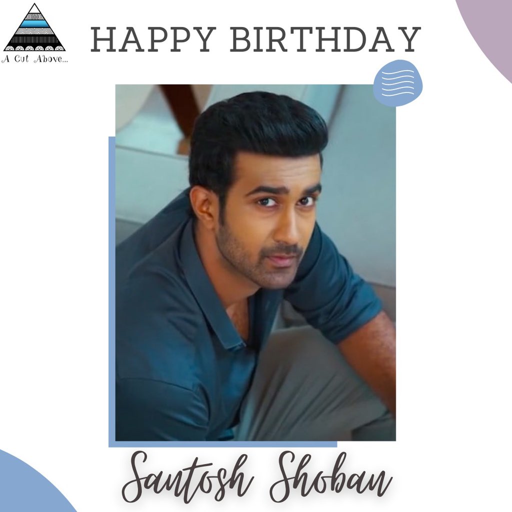 aca_hyd's tweet photo. Here's wishing you tons of light &amp; love on all your choices and a  Blockbuster Journey ahead!!
Happy Birthday Dear @santoshshobhan 🎂🥳 https://t.co/36UBWrKyi6