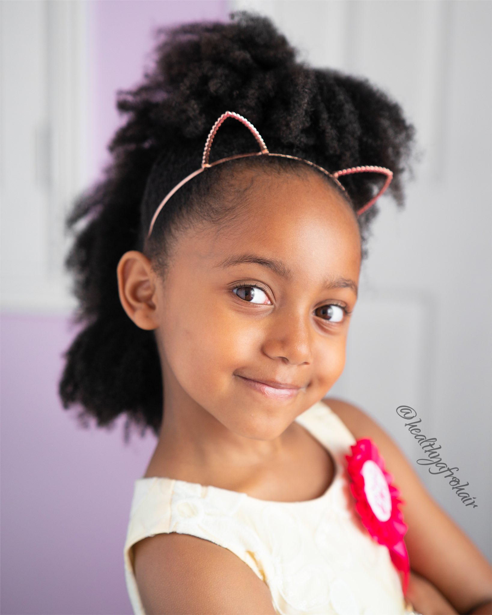 Half up#birthday girl#beautiful curls#nice flowers#princess look - EMMA'S  HAIR SALON & MAKE UP