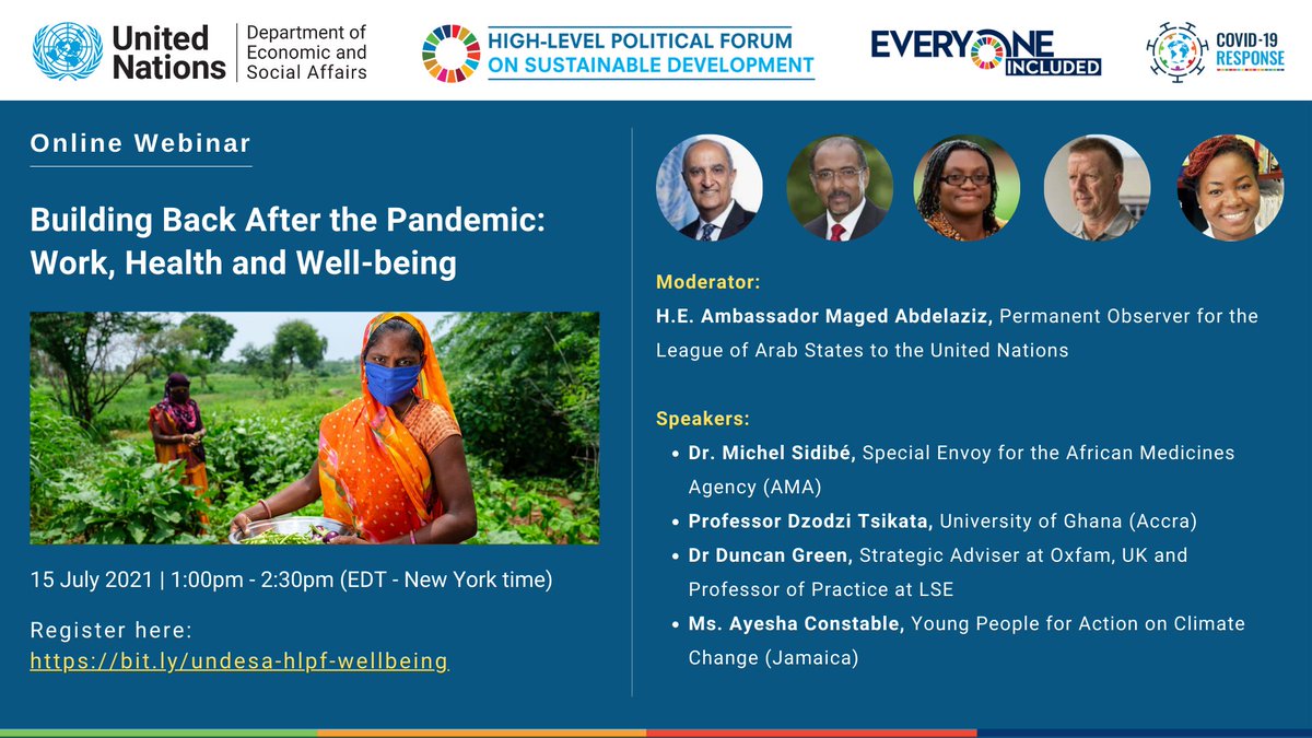 Excited to join this esteemed panel to speak on this important topic. Register to join the webinar on July 15. Thanks <a href="/SustDev/">UN DESA Sustainable Development</a>  
<a href="/GirlsCareJa/">Girls Climate Action for Resilience & Empowerment</a> <a href="/OurFootprintJA_/">OurFootPrintJa</a> <a href="/FRIDAfund/">FRIDA</a>