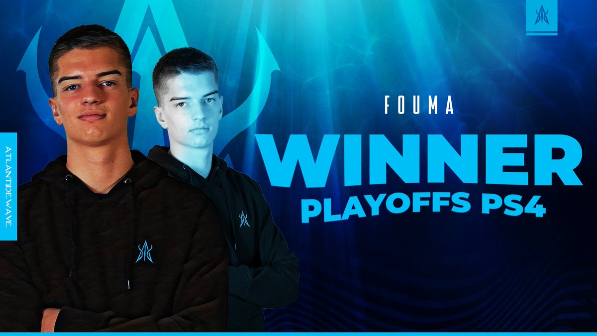 🥇 @FoumaFIFA remporte les playoffs des #FGS21 sur PS4 🥳

Toute l'Atlantide est fière de son joueur ! 🏆

#TsunamiIsHere 🌊