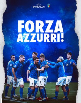 It’s game day. 
Cin, cin🍷🇮🇹💙
 #Azzurri 
#Euro2020Final #ForzaAzzurri
