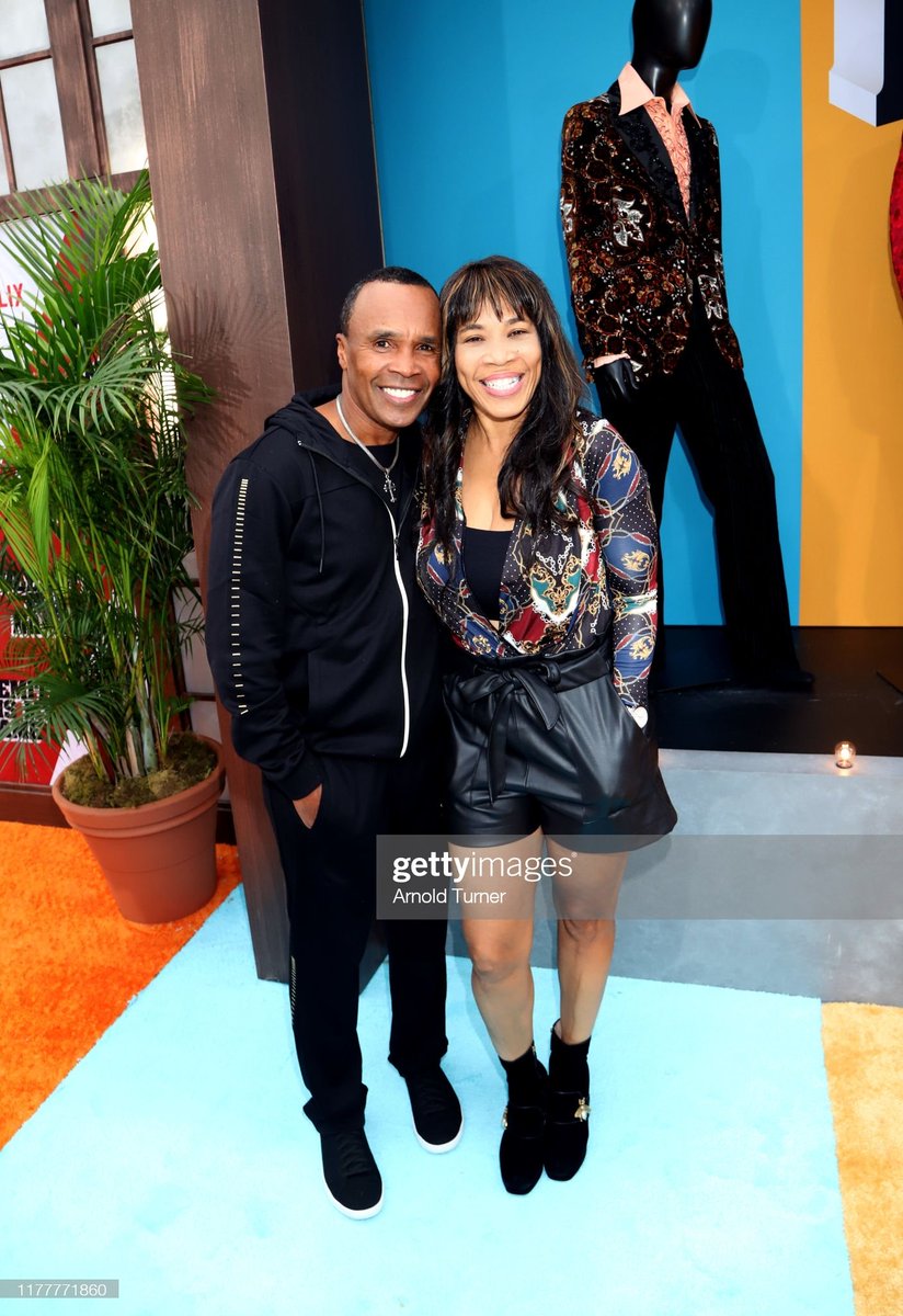 "Within our dreams and aspirations we find our opportunities." - Sugar Ray Leonard

LOS ANGELES, CA - SEPT 28, 2019: Sugar Ray Leonard and Monica "Dollphace" Floyd attend the "Dolemite Is My Name" premiere presented by Netflix (📷 Arnold Turner/Getty Images) #MonicaFloyd