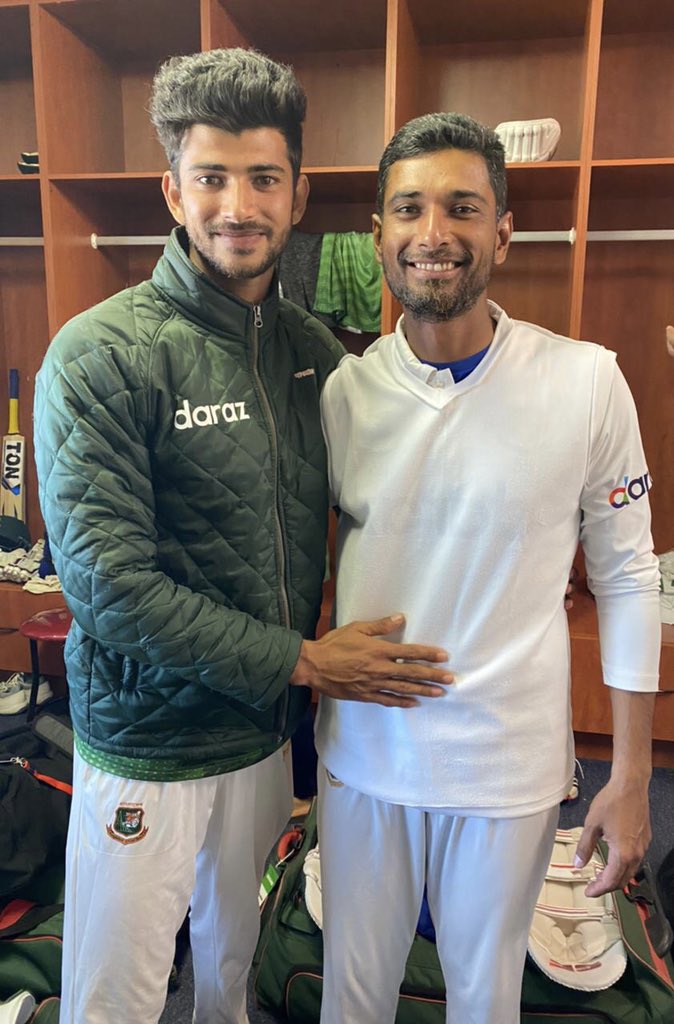 NH33Official's tweet photo. It was a pleasure sharing the dressing room with you Mahmudullah Riyad bhai. My best wishes for you and hoping to see you win more games for Bangladesh in the other two formats. <3 https://t.co/QiMWDsXvzn