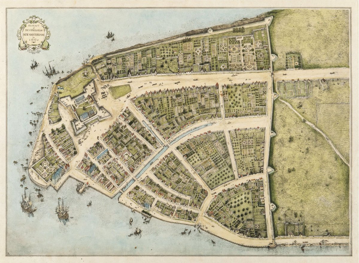 Javi_Etxebarria's tweet photo. New York 1660. Ahora ya sabes por qué la calle Wall Street lleva ese nombre https://t.co/D7chOMY0pF