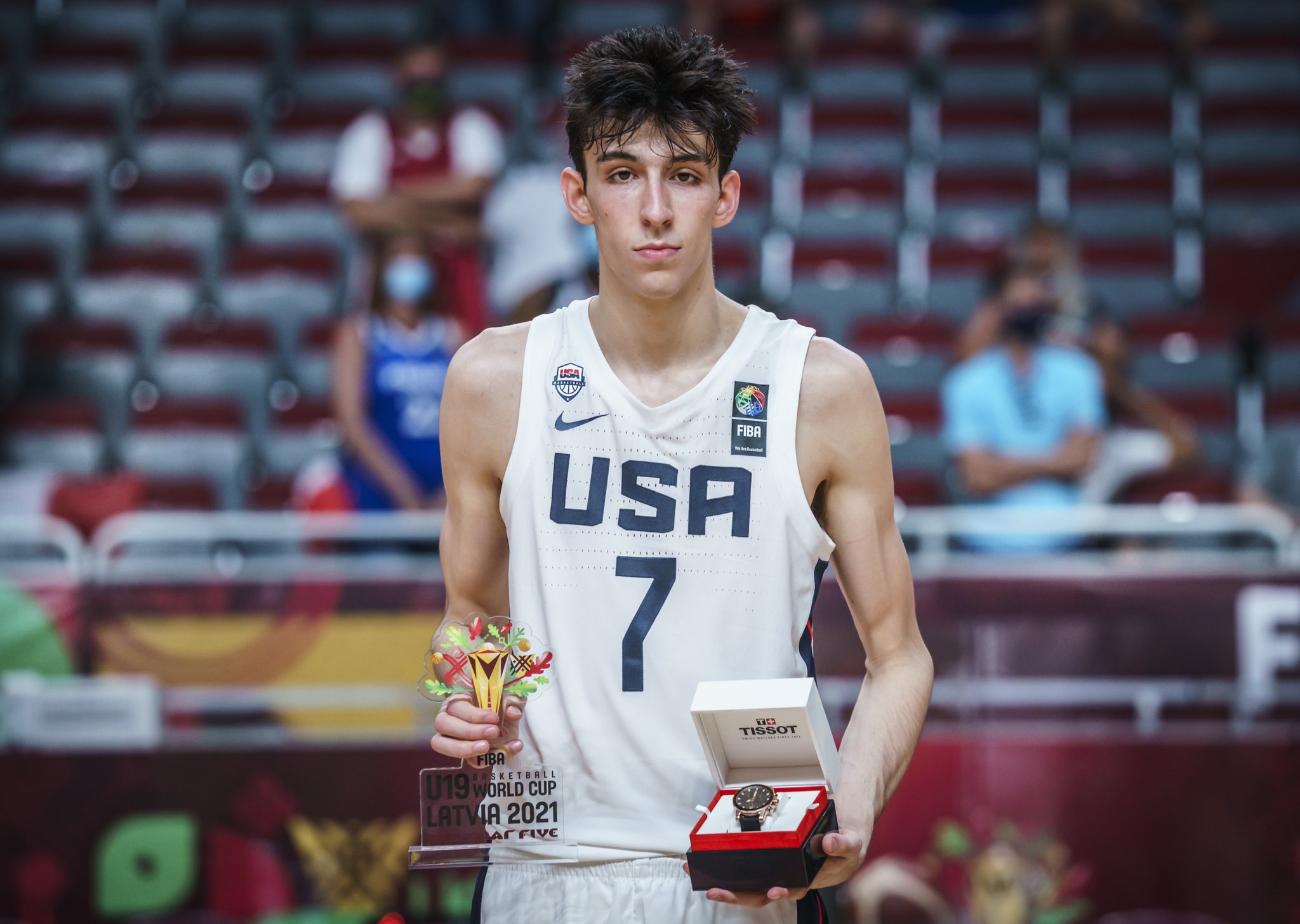 FIBA | #Basketball #Tokyo2020 on Twitter: "Announcing himself on the word stage 🏆 Your 2021 #FIBAU19 @TISSOT MVP - Chet Holmgren 🇺🇸 Young ⭐️… "