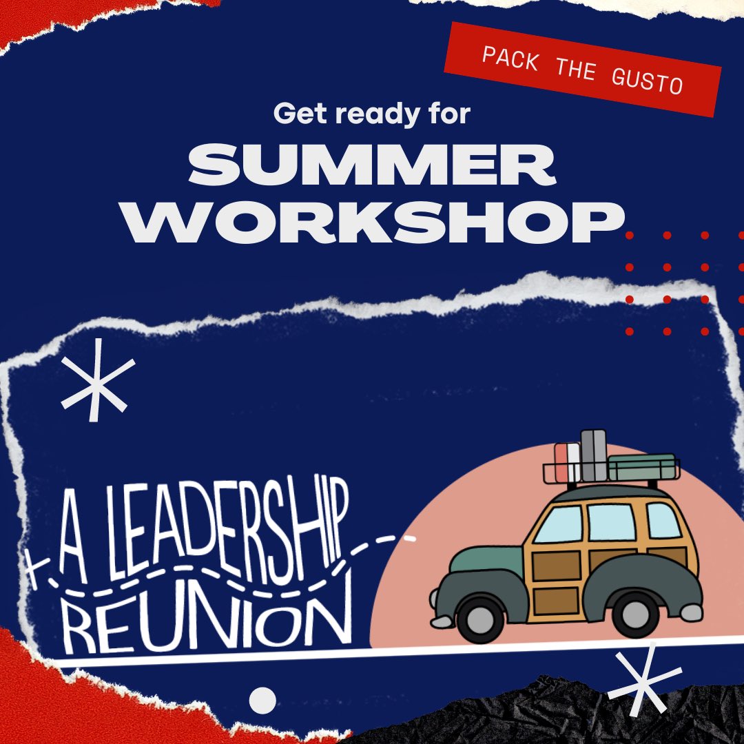 We’re excited to see all of you at Summer Workshop! Starting this Tuesday we are ready to reunite with all of you. We packed the gusto, and we hope you brought yours too. #MASCRoadtrip21