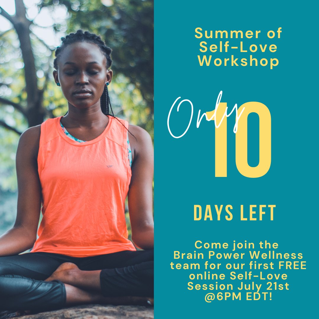 Happy Sunday! ✨🙌

The Brain Power Wellness team is excited to bring you our first FREE Online Self-Love workshop. 💛👍

Use the link below to reserve your enrollment! 

brainpowerwellness.learnworlds.com/course/summer-…