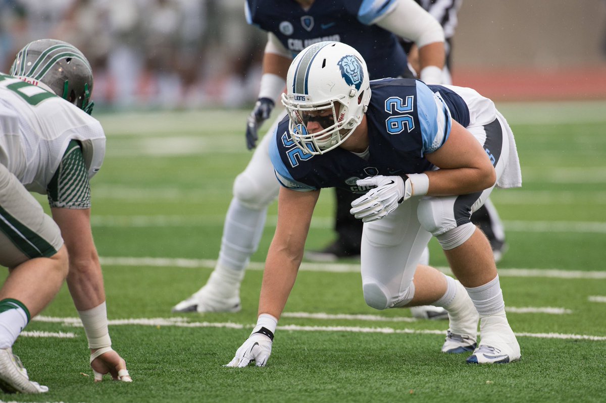 After a great camp and visit, I’m excited to announce that I’ve received my first Division 1 scholarship to Columbia University. <a href="/CULionsFB/">Columbia Football</a> <a href="/Coach_Kukesh/">Andrew Kukesh</a> <a href="/CoachRyanLarsen/">Ryan Larsen</a> <a href="/ocelitefootball/">🍊 Elite Football</a> <a href="/GiantSkillz/">Chris Talamaivao</a> <a href="/GregBiggins/">Greg Biggins</a> <a href="/adamgorney/">Adam Gorney</a> <a href="/BrandonHuffman/">Brandon Huffman</a>