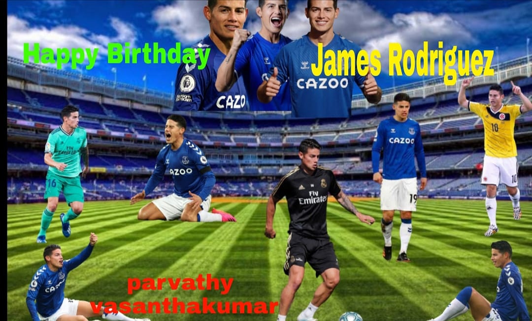 Happy Birthday james Rodriguez   