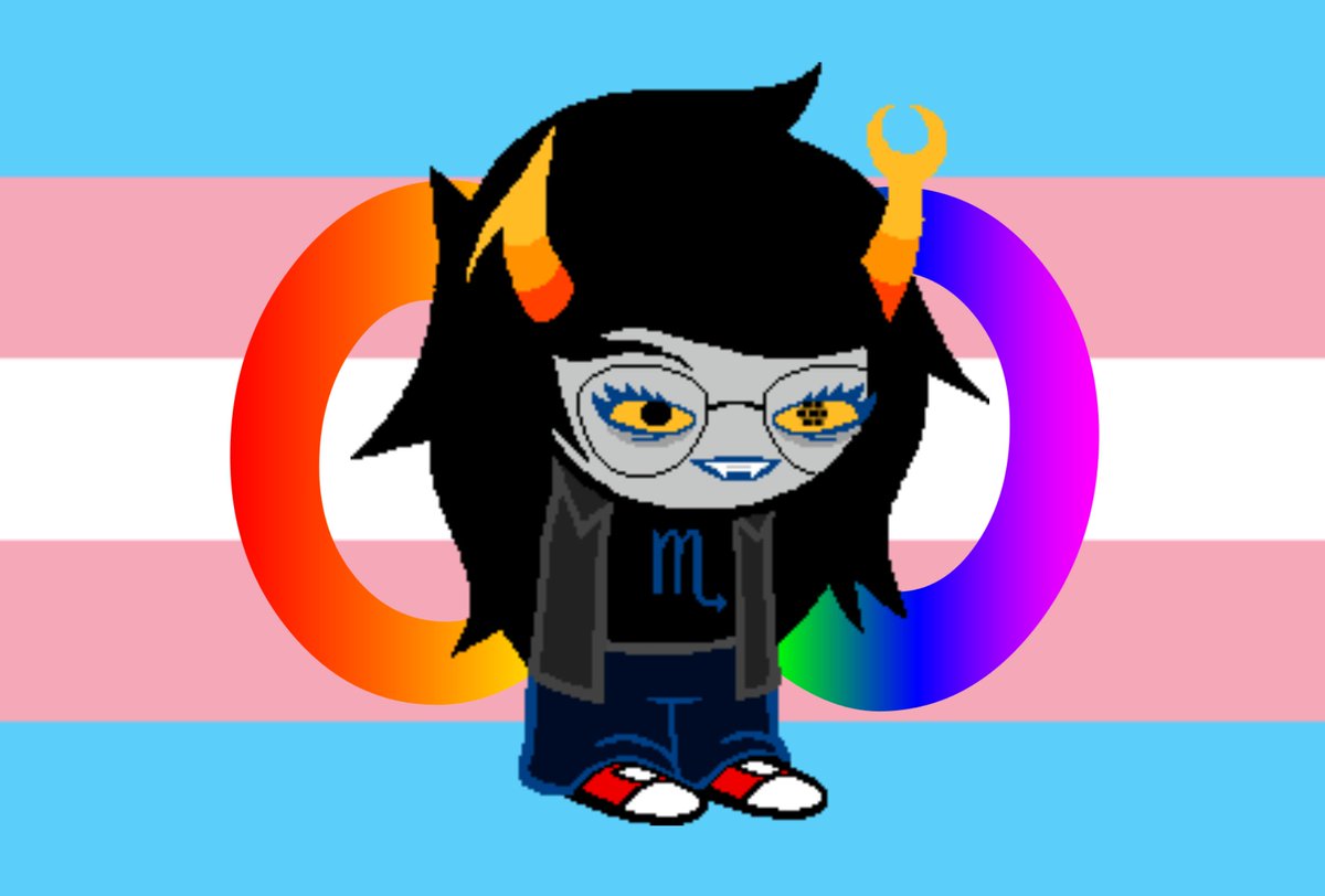 Vriska Serket from Homestuck is trans and autistic!