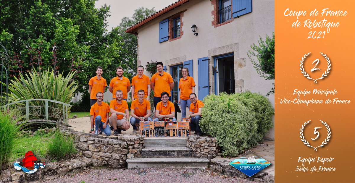 Fin de cette coupe de France de robotique 2021.
Ice &amp; Berg sont fiers de terminer vice-champion de France et North &amp; South 5ème.
Nous remercions tous ceux qui nous ont accompagnés et soutenus durant cette semaine.
Un grand bravo à toutes les autres équipes participantes !