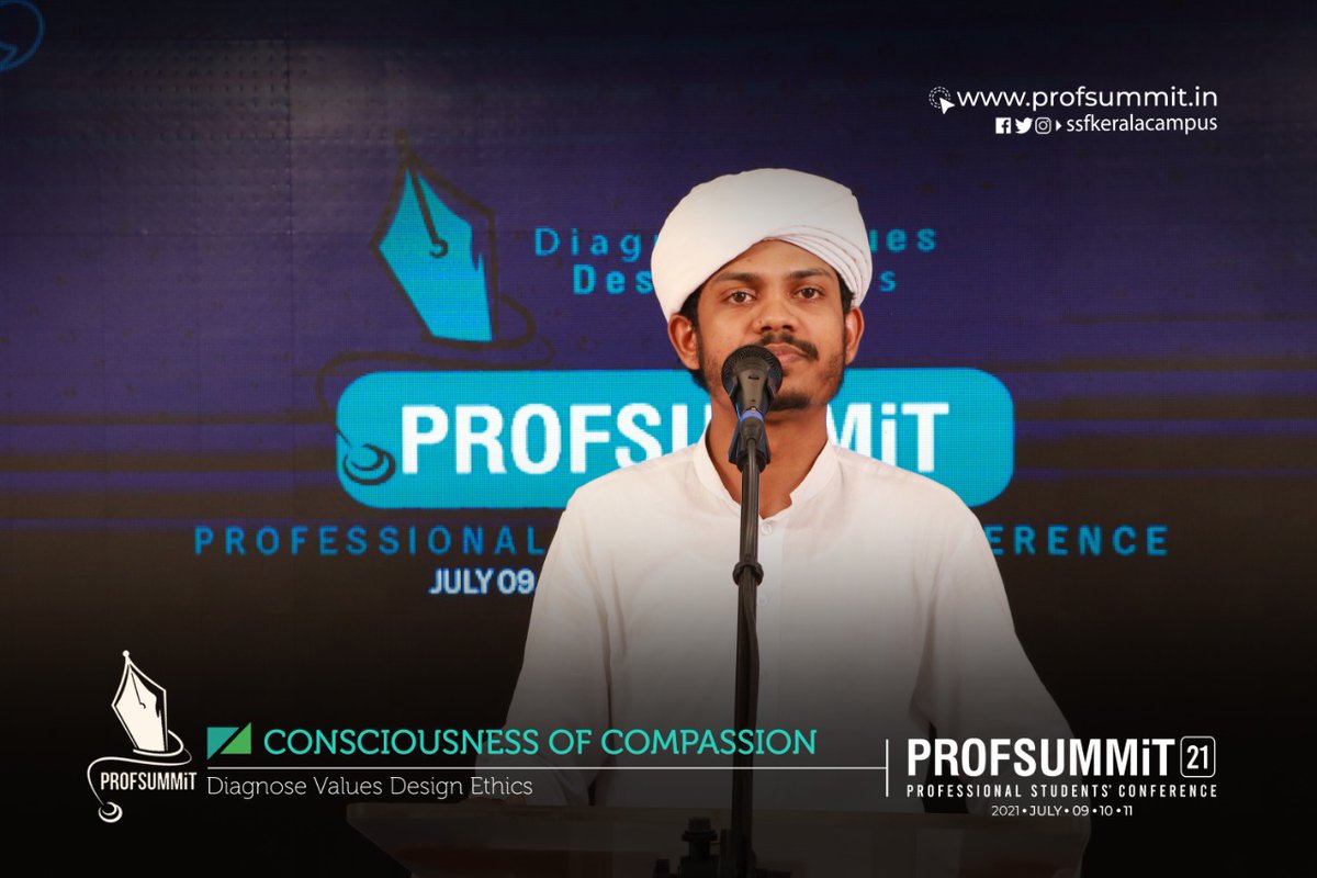 profsummit's tweet photo. CONSIOUSNESS OF COMPASSION

#letsprofsummit
#profsummit21

© Campus Syndicate • SSF KERALA

#SSFKerala #ssfkeralacampus #online 
#campus #professional https://t.co/zjRERyASwF