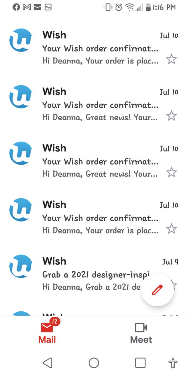deesbeauty2's tweet photo. @WishShopping  is making email in for refund because apparently over a hundred of the items I bought couldn't be processed in time what a coincidence how is this possible. 
This is an evil company @globalnews  @bbb_us@BBCNews@CBCEdmonton @CBCNews @GlobalEdmonton@FCACan https://t.co/KnJXmwJEBL