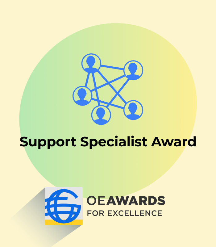 OpenEdGlobal's tweet photo. 6 Days to nominate your favourite #OpenEd person for #OEAwards21!! Listen to previous #OpenSupportSpecialist winner Amy Hofer talk to #OEVoices about @OpenOregon. 
👂https://t.co/OdktQdLhba 

Nominate ▶️ https://t.co/U5vQkgpB2n
#excellence #awards #OpenEdExcellence https://t.co/kumiqIcgaI