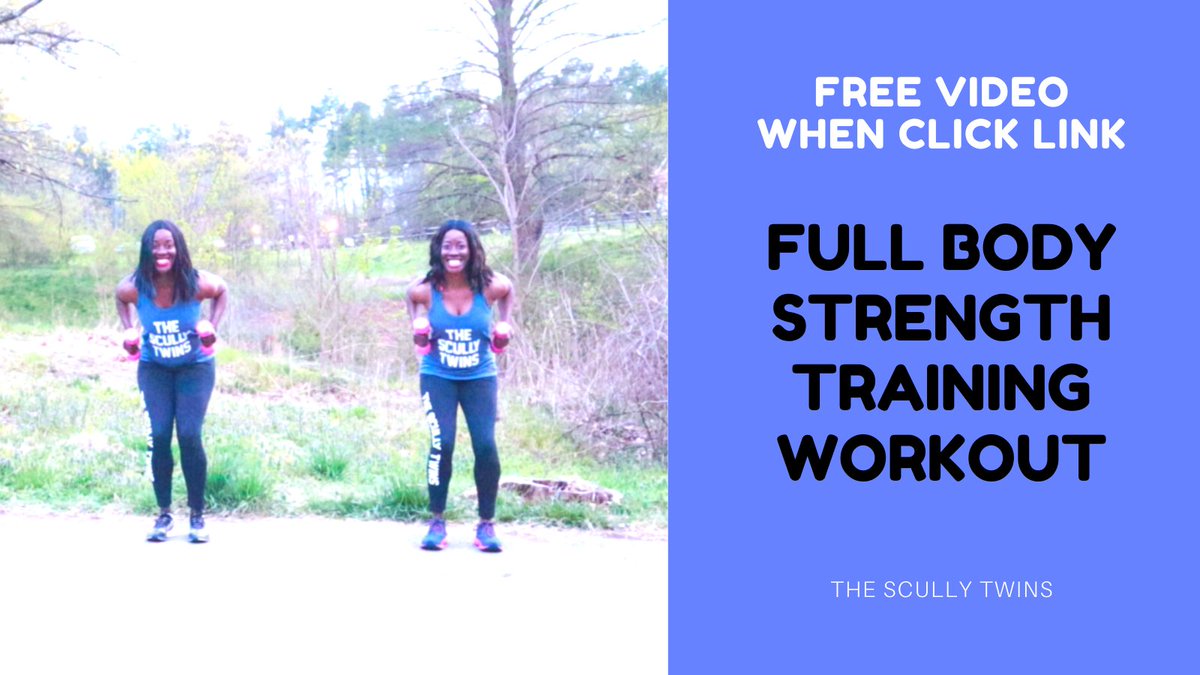 Need to strengthen and tone 🏋️‍♀️ for SUMMER? We got you. Click link for the free full body #strength training #workout. Looking forward to working out with you. youtu.be/JAX3gxb9zlQ