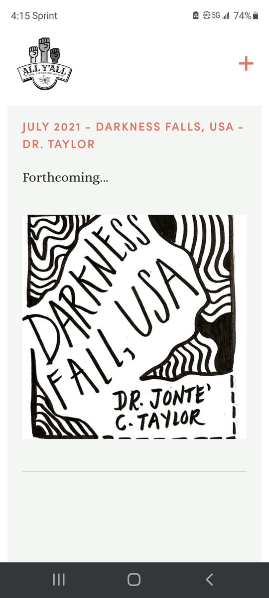 @aj_wade <a href="/AllYallHollers/">AllYallHollers</a> and <a href="/AllYallEdu/">All Y'all</a> got me a bit geeked up about doing my little thing for #downyonder