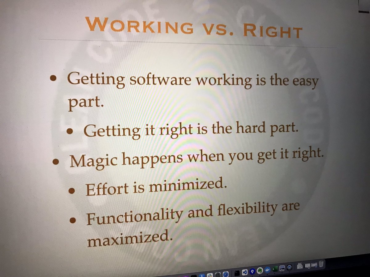 codeformylife's tweet image. #100DaysOfCode | Day 222
😉While my husband is watching football, I have time for videos about clean architecture. 
#cleanarchitecture #lifelonglearning #softwaredevelopment #software #womenintech