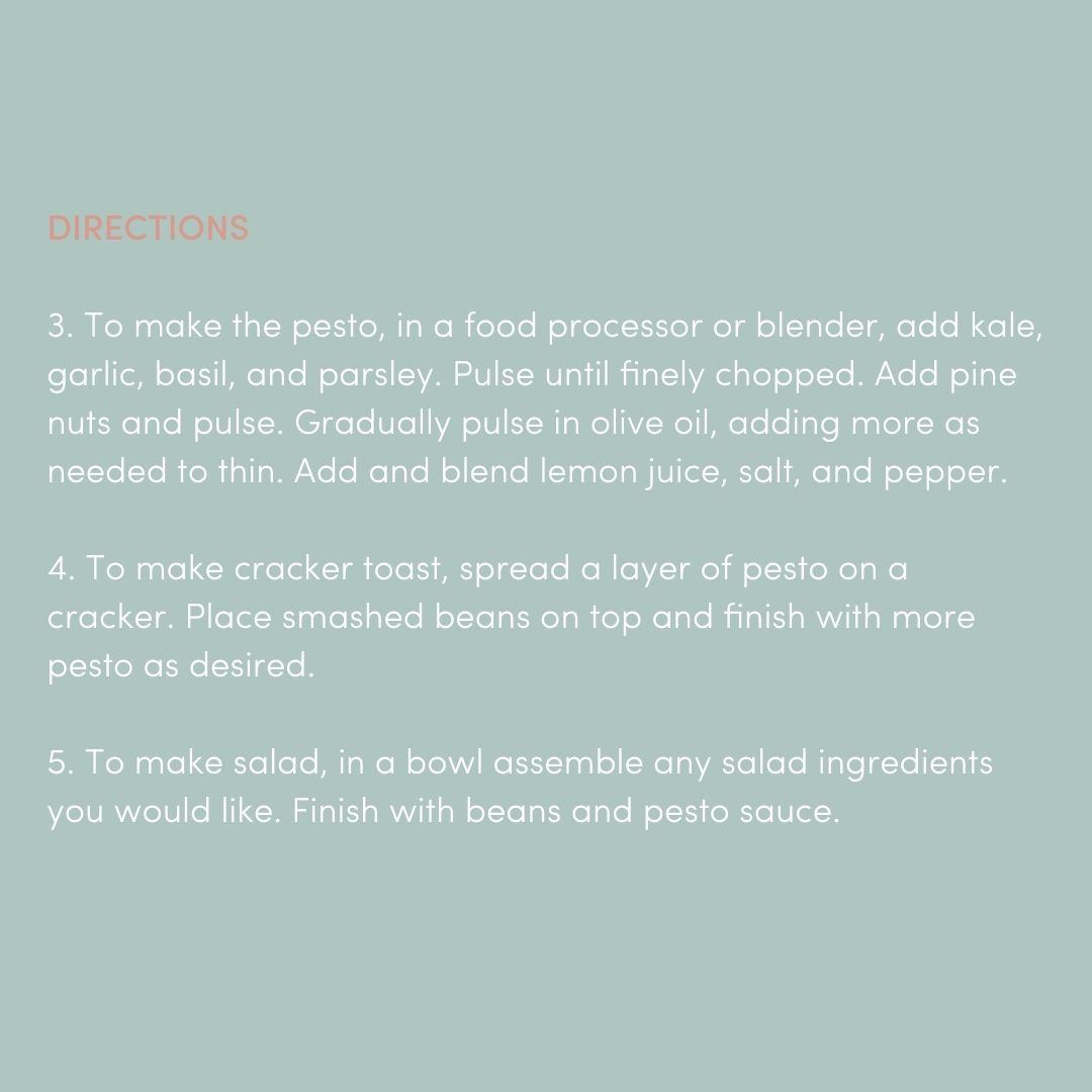 ToneItUp's tweet photo. A #TIUteam favorite from your 6:40 program: Creamy White Beans with Kale Pesto. We’re loving this recipe as a refreshing summer snack at home, lunch on the beach, or even an appetizer when entertaining. Swipe for ingredients and directions ➡️ https://t.co/wXGOsBojv7 https://t.co/VwdDyPaNXL