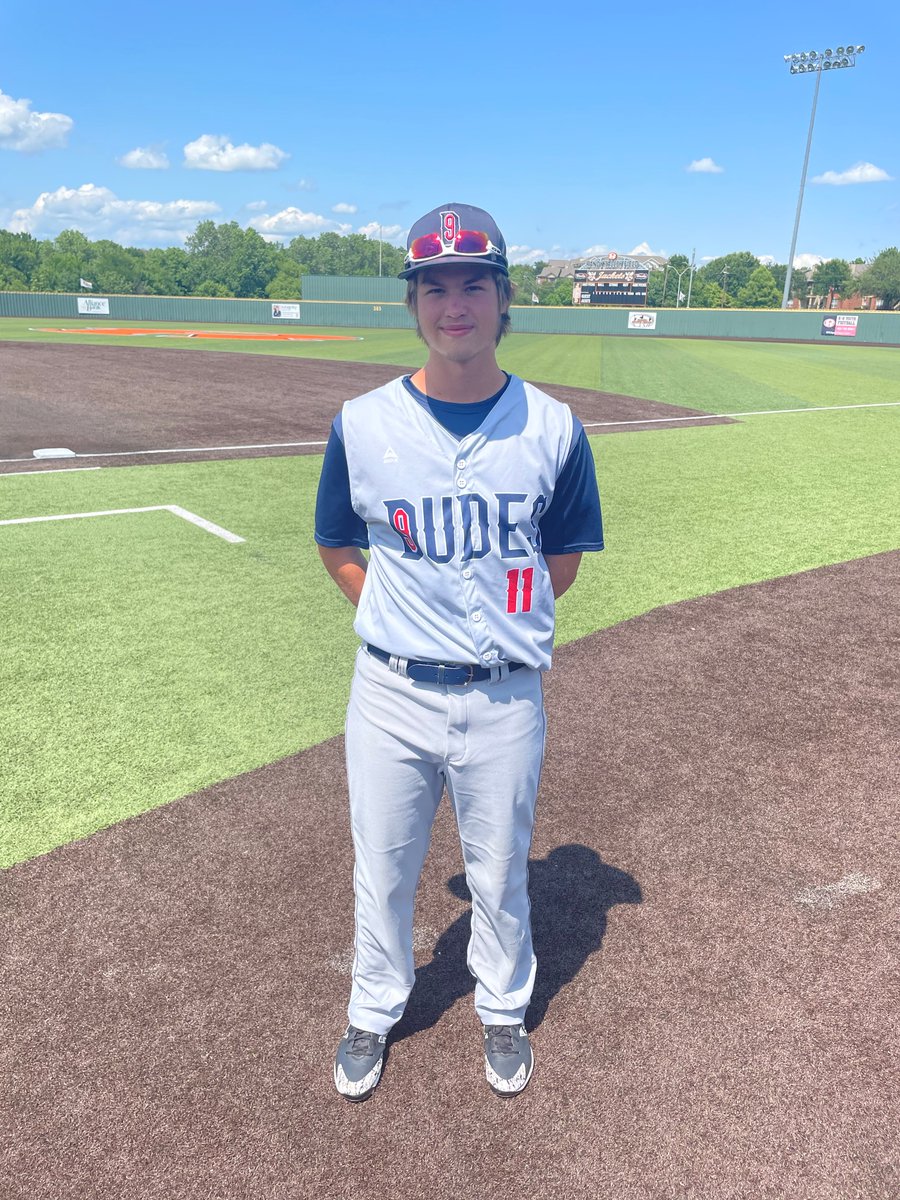 #DFWClassic F: <a href="/9dudesbaseball/">9DudesBaseball</a> 12, Team Warstic Texas 17U 5
PoG: <a href="/austin_schnurr/">Austin Schnurr</a> 2-3, 4 RBI, 2R, BB
Hitter: <a href="/AshcraftDevon/">Devon Ashcraft</a> 3-4, 3R, SB