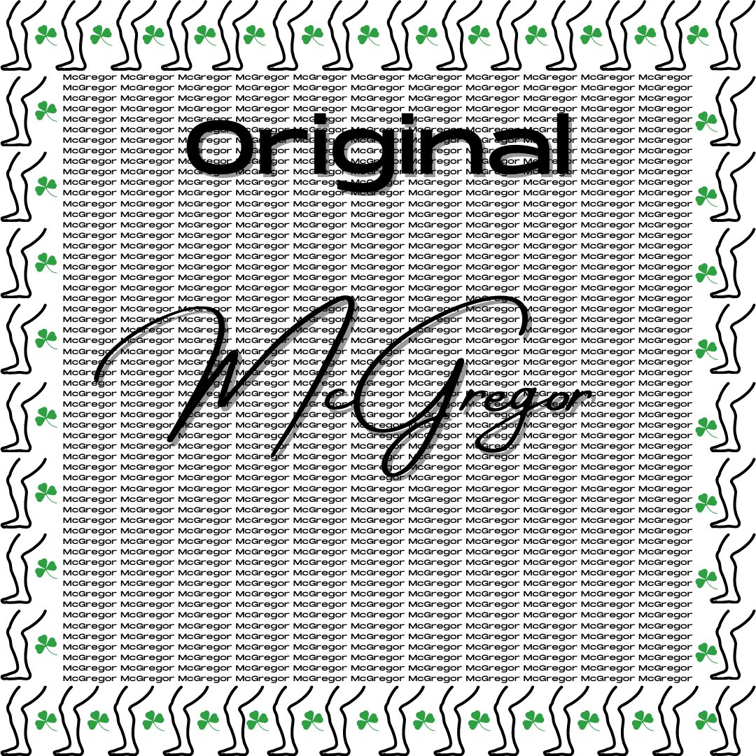 The_Original_BC's tweet photo. Unlucky McGregor NFT - Original Name Art

Available on OpenSea: https://t.co/MAz5UlJEDL

#ConorMcGregor #McGregorPoirier3 #McGregorvsPoirier3 #nft #NFTs #NFTcollectibles  #mcgregormeme #originalmcgegor #McGregorPoirier #McGregor #nftcollector https://t.co/GpiGOtG6Tu