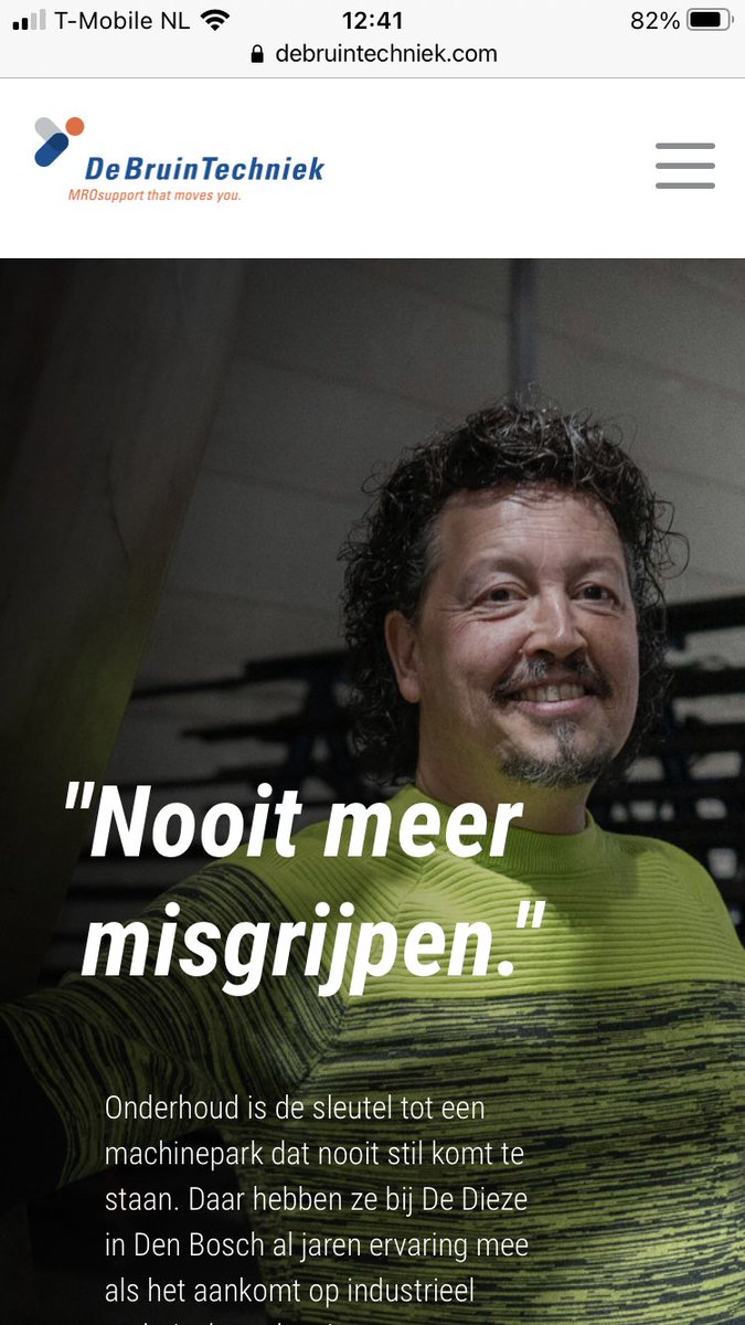 Onze nieuwe website is live. debruintechniek.com