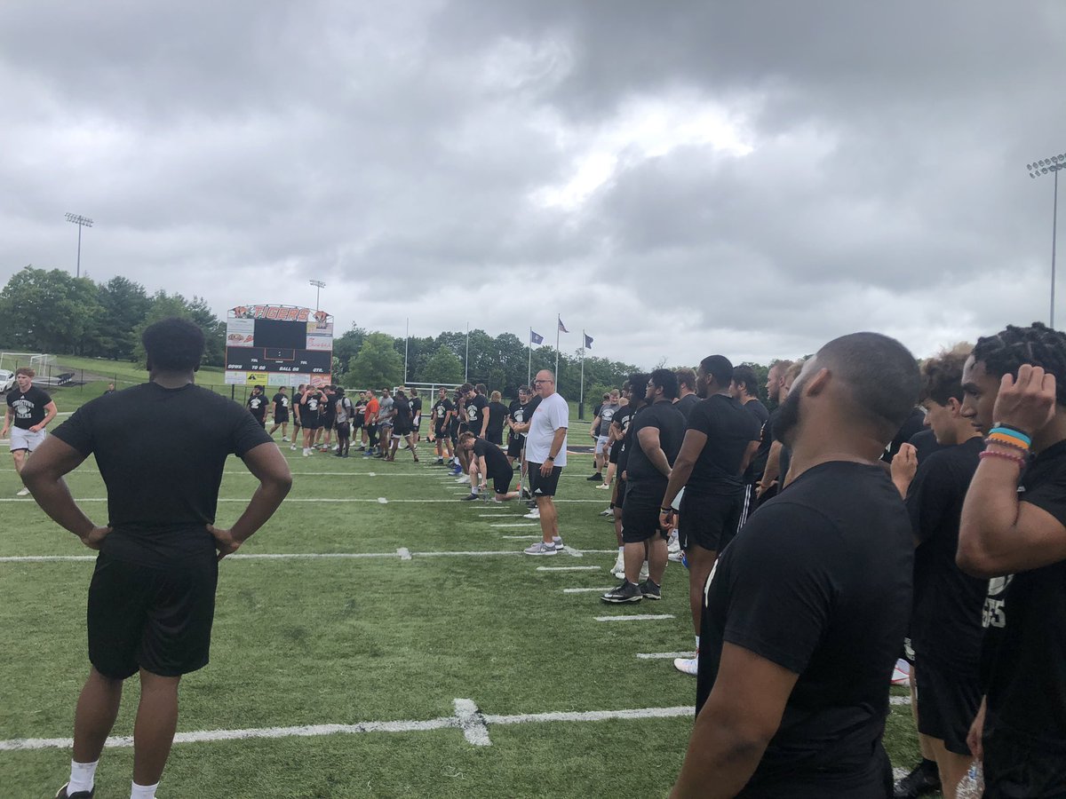 Tiger are back in town! It’s always great to get everyone together and show the hard work that is being put in this summer. This is an exciting group. #TigerPride