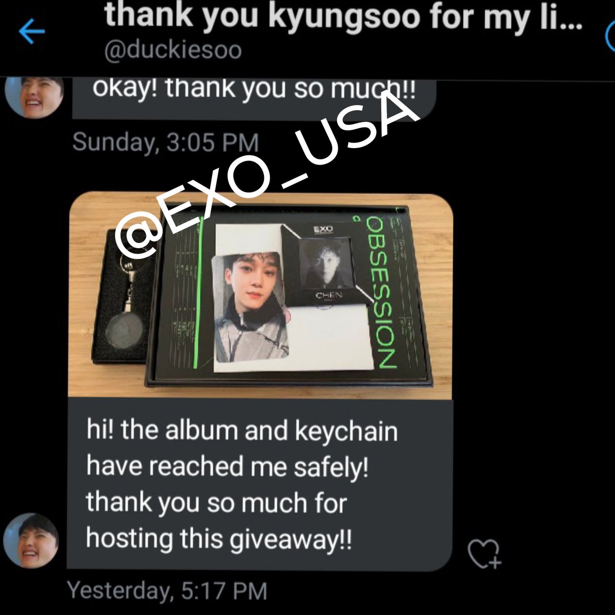 exo_usa's tweet photo. All our 2021GraduatesforEXO giveaway winners have received their prize! thank you so much for joining and please look forward to future events! #EXOUSAPROOF @weareoneEXO #DONT_FIGHT_THE_FEELING #EXO #엑소 https://t.co/T7Lc95I71w