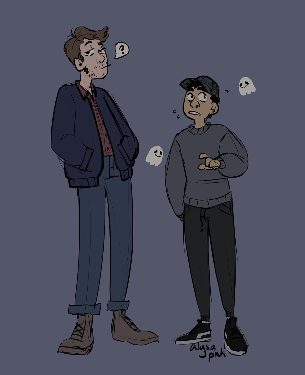 alysa_pink's tweet image. Quick doodle of the Ghoul Boys bc I was nostalgic :)

[#buzzfeedunsolved #buzzfeedunsolvedfanart #ryanbergara #shanemadej #shaniac #boogara @shanemadej @ryansbergara]