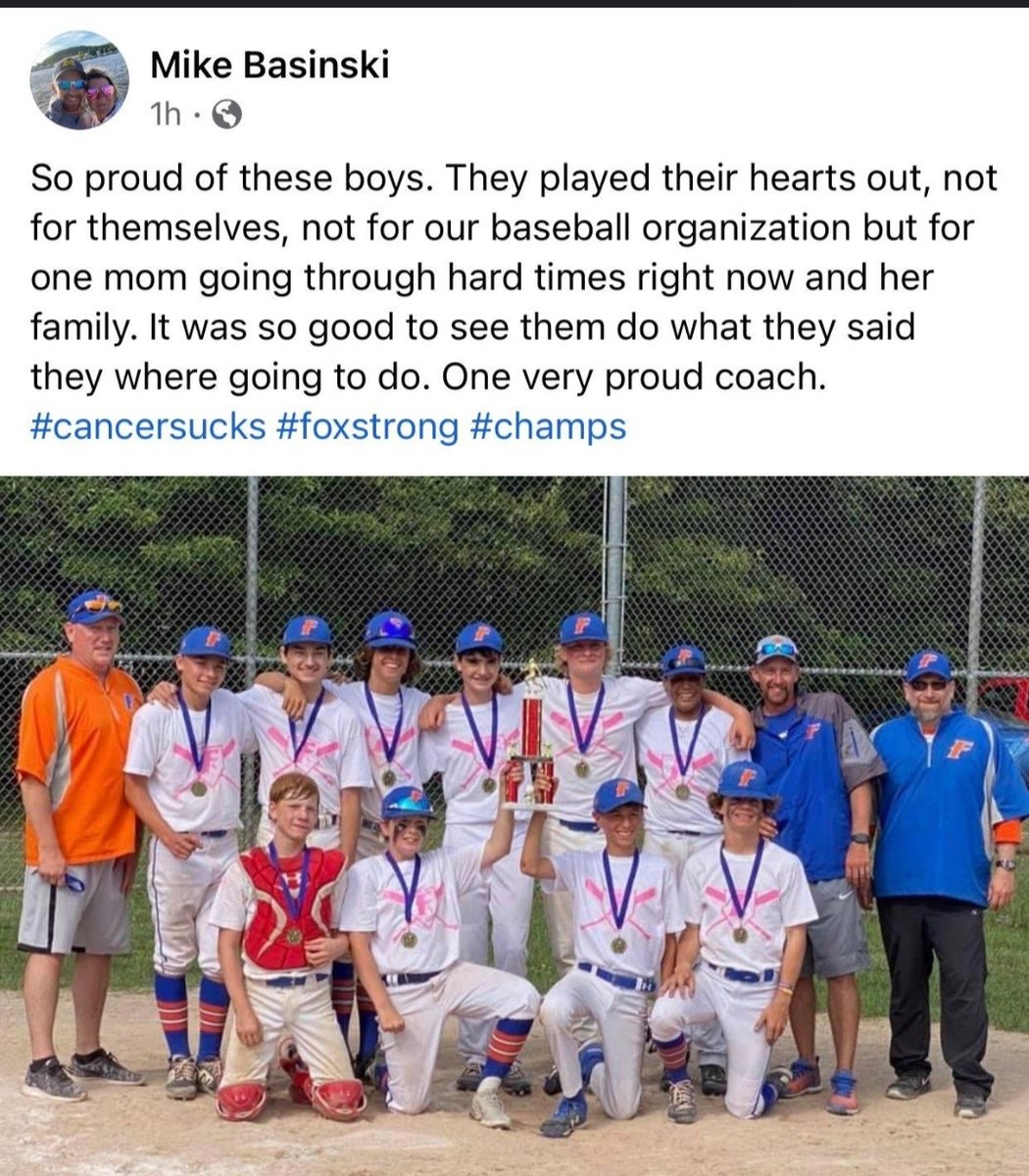 Well done, 14u Basinski...  Sports Academy Schools Out Champions! Playing for more than a trophy. #GoFlames