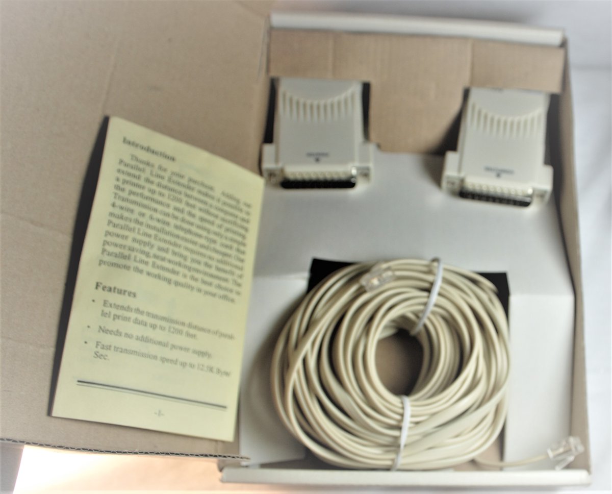 Câble imprimante parallèle DB25M DB25M avec câble RJ11 50 pieds amplifié avec bloc d’alimentation

(Printer cable parallel DB25M DB25M with RJ11 50 feet amplified cable with power supply powered line extender )

qualitasdistribution.com/index.php?rout…

QualitasDistribution.com