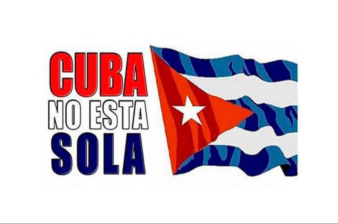 FranciscoGpsuv's tweet photo. Nuestro hermanos cubanos junto a su Pdte. @DiazCanelB movilizado para desmontar la campaña desestabilizadora por parte del imperialismo yanqui contra #Cuba. Desde esta tierra toda nuestra solidaridad al pueblo digno de #Fidel  #EliminaElBloqueo #LaCalleEsDeLosRevolucionarios https://t.co/7edm6bIESC