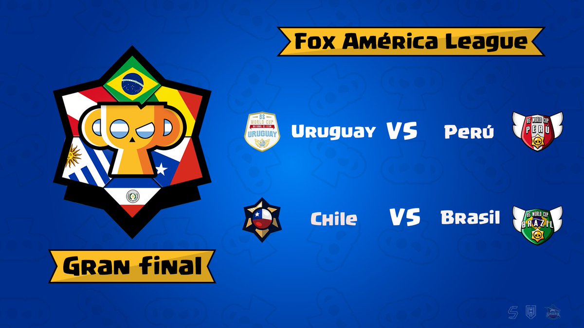 #FoxAmericaLeague • ¡Finales! 🦊🏆

ES HOY, ES HOY...
¡Si, hoy se conocerá al campeón de la #FAL!

A las 21hs🇦🇷 iniciaremos la transmisión en twitch.tv/nyur_

🥉 3er puesto:
🇺🇾 Uruguay 🆚 Perú 🇵🇪

Y para cerrar el torneo...
🏅 Final
🇨🇱 Chile 🆚 Brasil 🇧🇷
