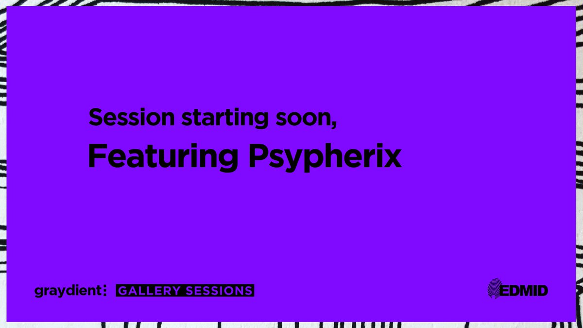 Today's Gallery Session with <a href="/psypherix/">Psypherix</a> starts NOW

🔴LIVE:
Twitch.tv/GraydientArts
