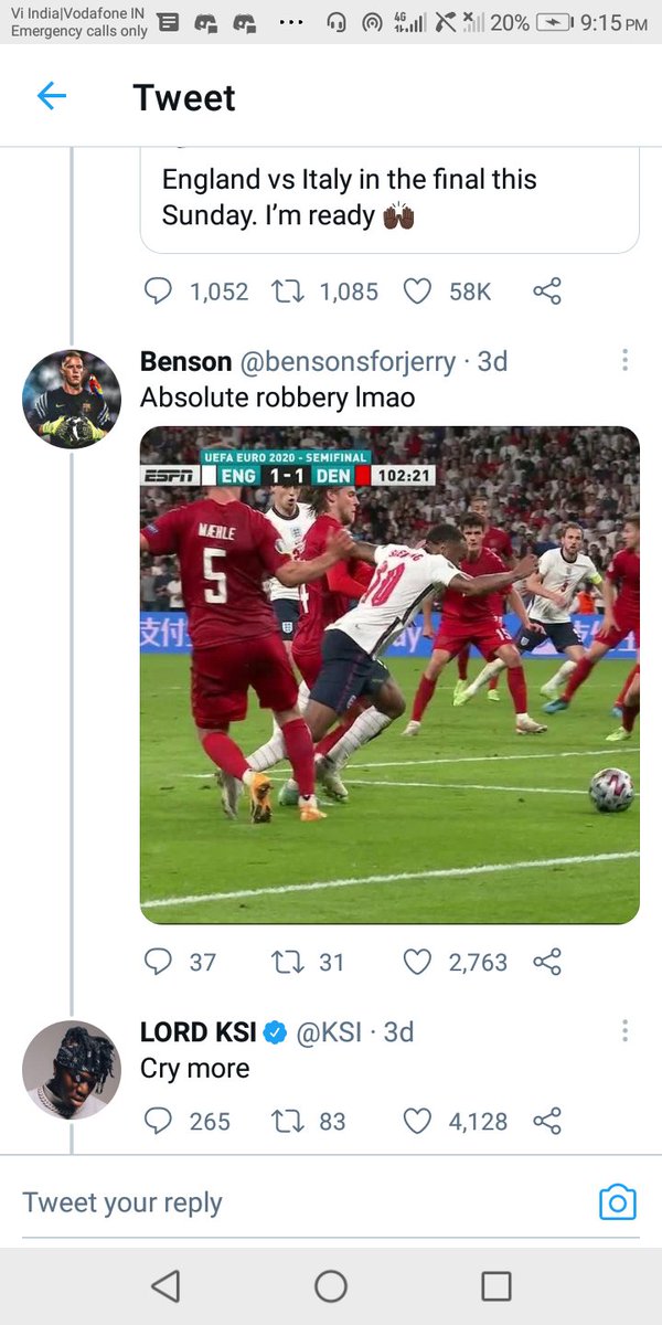 bensonsforjerry's tweet photo. AHAHAHAHAHAHAHAHAHAHAHHAHA @KSI WHO'S CRYING NOW😂😂😂😂 https://t.co/hUK4M7v1OW